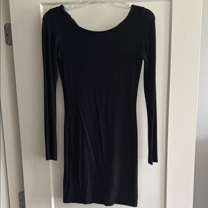Forever 21 Black Bodycon Long Sleeve Dress
